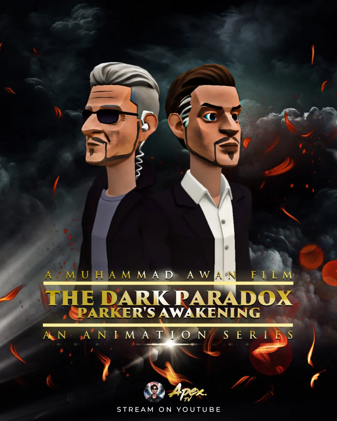 First 3D Animated Series Poster - The Dark Paradox: Parker's Awakening